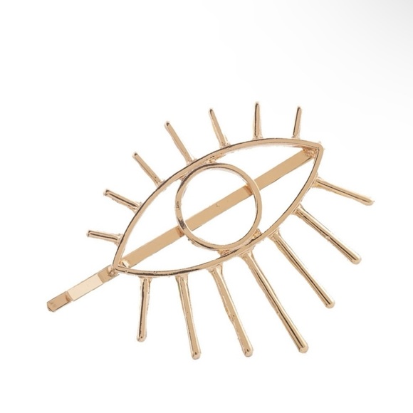 Gold Eye Hair Pin - Picture 3 of 4